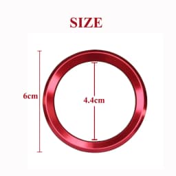 Car Styling Decoration Ring Steering Wheel Circle Sticker for BMW 1 2 3 5 Series M3 M5 E36 E46 E60 E90 E92 F30 F31 F25 X1 X3 X5