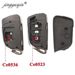 jingyuqin For Peugeot 107 207 307 407 306 308 408 508 3008 4008 Partner CE0523 CE0536 Modified Filp Remote Car Key Shell Case