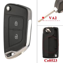 jingyuqin For Peugeot 107 207 307 407 306 308 408 508 3008 4008 Partner CE0523 CE0536 Modified Filp Remote Car Key Shell Case