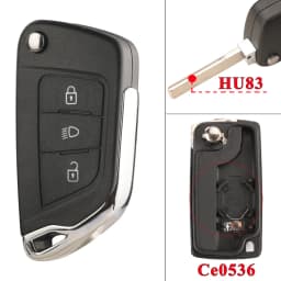 jingyuqin For Peugeot 107 207 307 407 306 308 408 508 3008 4008 Partner CE0523 CE0536 Modified Filp Remote Car Key Shell Case