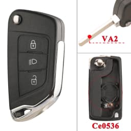 jingyuqin For Peugeot 107 207 307 407 306 308 408 508 3008 4008 Partner CE0523 CE0536 Modified Filp Remote Car Key Shell Case