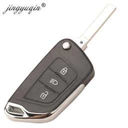 jingyuqin For Peugeot 107 207 307 407 306 308 408 508 3008 4008 Partner CE0523 CE0536 Modified Filp Remote Car Key Shell Case