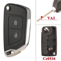 jingyuqin For Peugeot 107 207 307 407 306 308 408 508 3008 4008 Partner CE0523 CE0536 Modified Filp Remote Car Key Shell Case