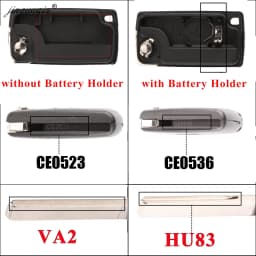 jingyuqin For Peugeot 107 207 307 407 306 308 408 508 3008 4008 Partner CE0523 CE0536 Modified Filp Remote Car Key Shell Case