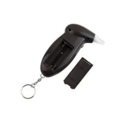 LCD Breath Alcohol Tester with 5 Mouthpieces Professional Digital Breathalyzer Alcohol Detector for Home Display Drunk Driving