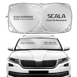 Car Windshield Sunshade Cover Accessories For Skoda Octavia Fabia Rapid Superb Kodiaq Scala Karoq Citigo Kamiq Roomster Enyaq