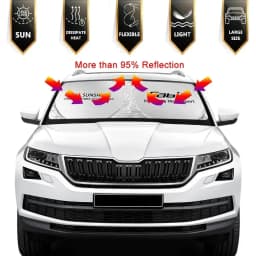 Car Windshield Sunshade Cover Accessories For Skoda Octavia Fabia Rapid Superb Kodiaq Scala Karoq Citigo Kamiq Roomster Enyaq
