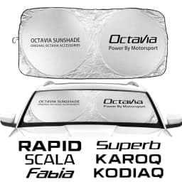 Car Windshield Sunshade Cover Accessories For Skoda Octavia Fabia Rapid Superb Kodiaq Scala Karoq Citigo Kamiq Roomster Enyaq