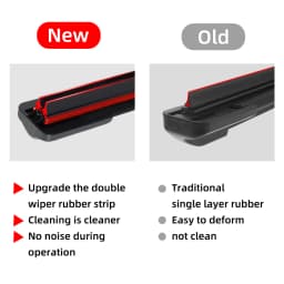 Car Windshield Wiper Blade Universal U/J Double Rubber Strip Wiper Blade Natural Rubber Strip 14"16"18"19"20"21"22"24"26"