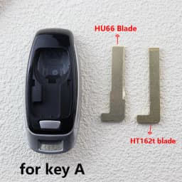 Modification/Upgrade Folding Car Key Fob Case Shell Housing for Audi A4 A4L A6 A6L Q7 TT A3 Q3 Q2L A5 S3 RS3 RS5 S1 Q2 Q5 Q7 A8
