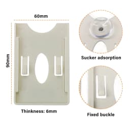 Car Card Sleeve Parking Ticket Clip Auto Fastener Card Bill Holder Mount Fastener Organizer Windshield Stickers Home Office