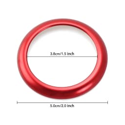 Car Start Stop Button Ring Cover Trim Auto Engine Ignition Button Sticker For Nissan Qashqai J11 Lafesta Murano X-Trail etc Cima
