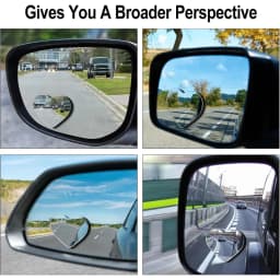 Car Blind Spot Rearview Mirror, Enhanced Safety, Universal Adhesive Side Mirror, Cute Heart-Shaped Design, Car SUV Universal