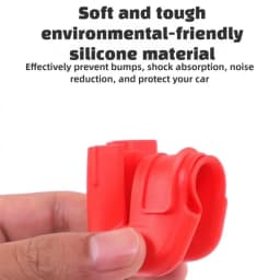Silicone Seat Belt Cover for VW Golf 7/7.5/8 Golf Jetta Passat - Noise Reduction, Aesthetic Design, Secure Fit & Easy Install