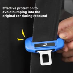 Silicone Seat Belt Cover for VW Golf 7/7.5/8 Golf Jetta Passat - Noise Reduction, Aesthetic Design, Secure Fit & Easy Install