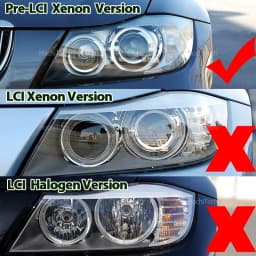 LED Error Free 20W Angel Eye Marker Light Bulb CSL CS Style Lemon Yellow Color for BMW E90 E91 Pre-LCi Xenon Headlight 04-08