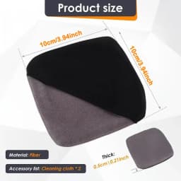 1/2pcs Car Touch Screen Cleaning Cloth, Double Side Microfiber Cleaning Cloth for Car and Glass Screens for Laptops