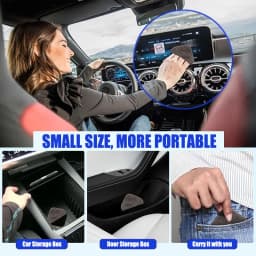 1/2pcs Car Touch Screen Cleaning Cloth, Double Side Microfiber Cleaning Cloth for Car and Glass Screens for Laptops
