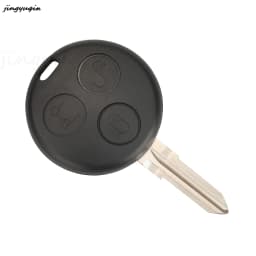 jingyuqin Remote Car Key Fob 433Mhz ASK For Benz Smart Fortwo 450 Forfour Roadster City Cabrio Roadster Coupe Crossblade 3Button