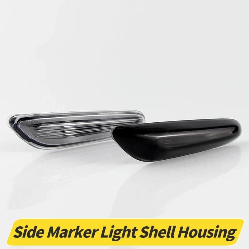 2PCS For BMW e60 e90 e46 e36 e61 e92 e93 X1 E84 X3 Car Turn Signal Side Fender Marker Light Lamp Cover Shell Housing Left&Right
