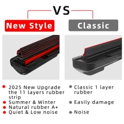 Wiper 11 Layer Rubber Strip Car Windshield Wiper Blade Universal J/U-Shaped Wiper Blade 14"15"16"17"18"19"20"21"22"24"26"28"