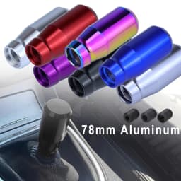 78mm Gear Shift Knobs Universal Aluminum Alloy Weighted Shifter Knobs Metal Gear Lever Stick Handle Gear Shifter Gear Head Knob