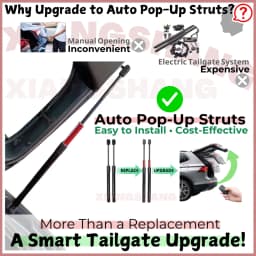 Auto Pop-Up Trunk Struts for Audi A3/S3/RS3 8V |Sportback 5-door Hatchback 556mm Automatic Opening Lift Supports with Springs