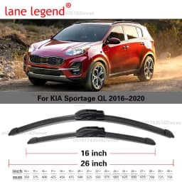 3PCS Car Wiper For KIA Sportage QL 2016 - 2020 Front Rear Wiper Blades Windshield Windscreen Brushes Auto Accessories 2017 2018