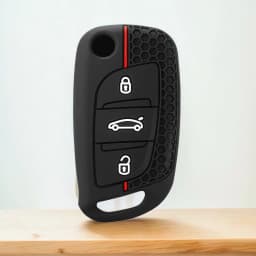 Silicone 3 Buttons Auto Accessories Car Key Cover Case For Peugeot For Citroen C1 C2 C3 C4 C5 DS3 DS4 DS5 DS6 key Bag