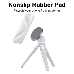 1/4" Mount for MagSafe - Lightweight and Compact, Magnetic Tripod Adapter for iPhone 13/12 Pro/Pro Max/Mini, Magsafe Case/Cover,