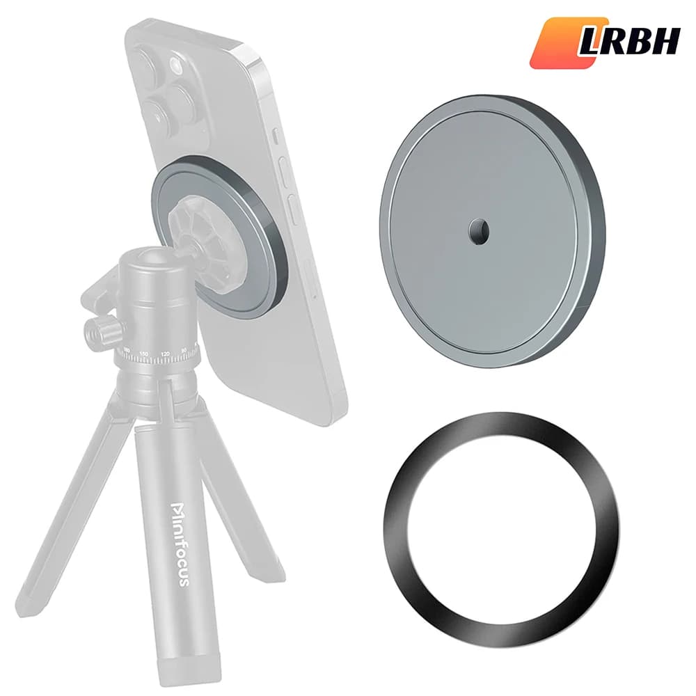 1/4" Mount for MagSafe - Lightweight and Compact, Magnetic Tripod Adapter for iPhone 13/12 Pro/Pro Max/Mini, Magsafe Case/Cover,