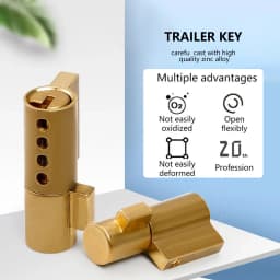 Atypical Lock Trailer Lock Heavy Duty Trailer Coupler Lock Cylinder for Mounting in Trucks Trailer