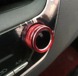 For Toyota Corolla 2019 2020 2021 2Pcs Car AC Climate Control Knob Trim Button Cover Auto Accessories Car AC Control Knobs Ring