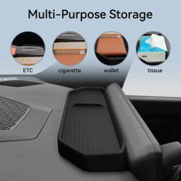 LUCKEASY for Kia EV9 2024-2025 Dashboard Storage Tray Car Interior Accessories Central Control Screen Rear Storage Pad