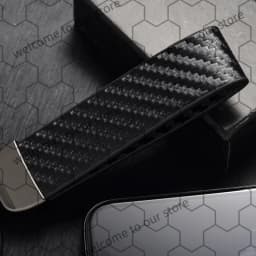 1PCS For Peugeot 106 107 206 207 French Tricolor Logo Carbon Fiber Textured Leather Car Keychain Horseshoe Buckle Key Chain