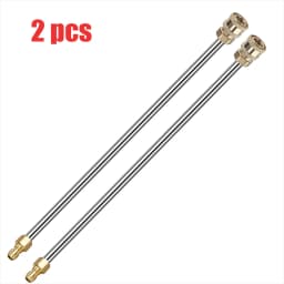 40cm Quick Plug Extension Rod High Pressure Water Gun Stainless Steel Cars Accessories Extension Rod Portable Pressure Washer