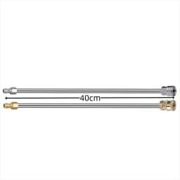 40cm Quick Plug Extension Rod High Pressure Water Gun Stainless Steel Cars Accessories Extension Rod Portable Pressure Washer