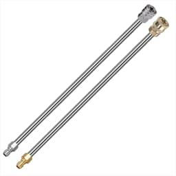 40cm Quick Plug Extension Rod High Pressure Water Gun Stainless Steel Cars Accessories Extension Rod Portable Pressure Washer