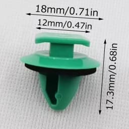20X Front and Rear Fender Wheel Arch Decorative Strip Buckle Clips For Alfa Romeo Stelvio Car Parts