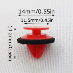 20X Front and Rear Fender Wheel Arch Decorative Strip Buckle Clips For Alfa Romeo Stelvio Car Parts