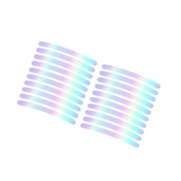Anti-Collision Reflective Warning Stickers For Car Motorcycle, Bicycle Wheels, Seven-Color Laser Car Decoration Accessories