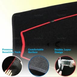 Car Dashboard Cover Avoid Light Pad Instrument Panel Mat Case Carpets for Toyota Yaris Cross XP210 2021 2022 2023