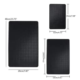 Car Dashboard Sticky Non-slip PVC Silicone Mat Multifunctional Universal Cell Phone Key Storage Mats Auto Interior Accessories