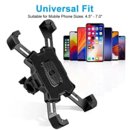 360 degrees Rotatable Electric Bicycle Phone Holder for All Phone Riding MTB Bike Moto Motorcycle Stand Bracket Non-slip Cycling