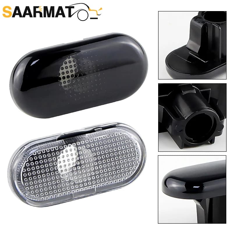 Side Indicator Turn Signal Marker Light Shell No BulbFor Renault Clio Kangoo Twigo Dacia Logan Duster Nissan Interstar Primastar
