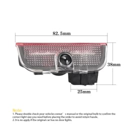 2PCS LED Car Door Warning Logo Projector Welcome Light Accessories For SKODA Superb MK2 2 MK3 3 3U 3V 3T B5 B6 B7 B8 2009 - 2020