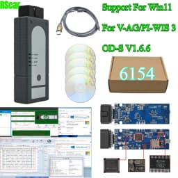 WIN11 For VAS6154 Wifi OBD2 ODIS 1.6.6 for Audi Skoda v-w Diagnostic Bluetooth VAS6154 WIFI Full Chip UDSSupport GEKO FORpiwis 3