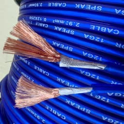 1 meter 5meter 18GA 16GA 14GA 12GAMatte Pure Copper Speaker Cable, Audio Cable, Speaker Cable, Audio Connection Cable