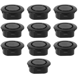 10pcs Car Bumper Radar Hole Covers Waterproof Plugs Rear Parking Sensor Guards Decorative Covers Car Bumper For 25mm Hole