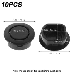 10pcs Car Bumper Radar Hole Covers Waterproof Plugs Rear Parking Sensor Guards Decorative Covers Car Bumper For 25mm Hole